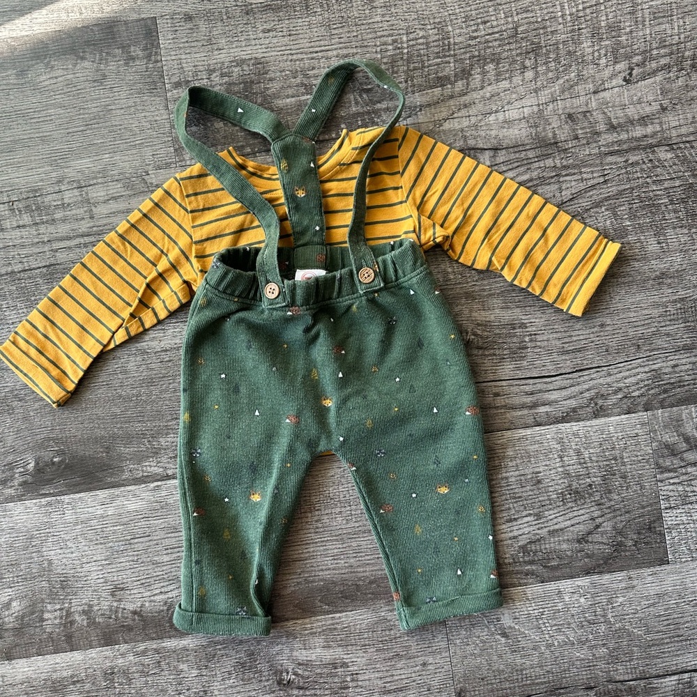 Baby overalls two piece set